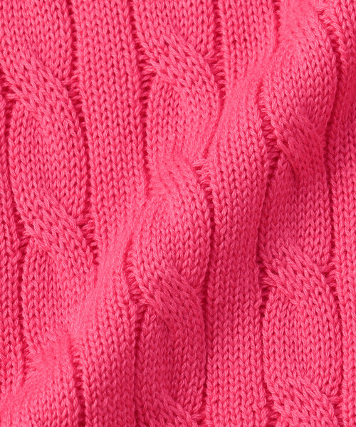 COMME CA ISM(コムサイズム)の「ケーブル編み ニットプルオーバー(ニット/セーター・キッズ・ネイビー/オフホワイト/グリーン/ピンク・130cm/120cm)」の22枚目の写真