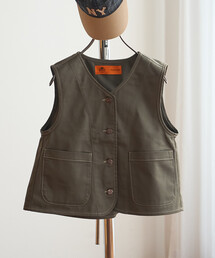 FREAK'S STORE（フリークスストア）の「RED KAP × FREAK'S STORE/レッドキャップ 別注 バックギャザーベスト＜セットアップ対応＞（ベスト）」