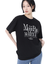 MODERMENT（モダーメント）の「モダーニング 半袖Tシャツ [ブラック]（Tシャツ/カットソー）」