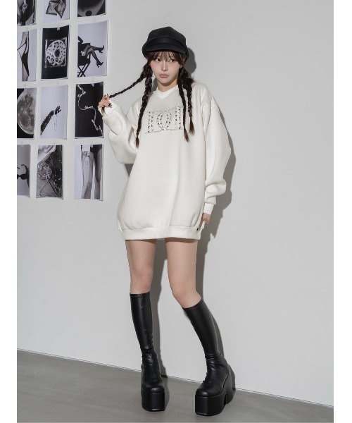 Darich（ダーリッチ）の「DDロゴビジュースウェットプルオーバー