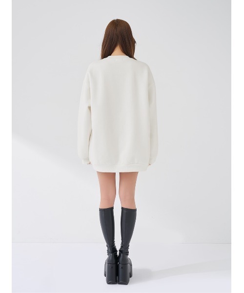 Darich（ダーリッチ）の「DDロゴビジュースウェットプルオーバー（スウェット・レディース・ホワイト/ピンク/イエロー/サックスブルー/ブラック/グレー・FREE）」の12枚目の写真