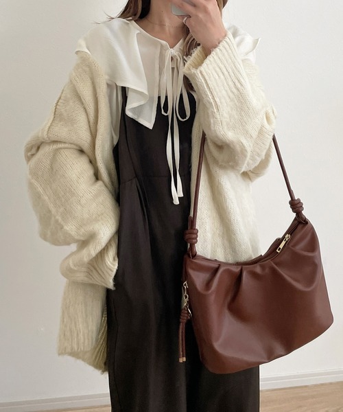 INTER FACTORY(インターファクトリー)の「choco - フリルカラーブラウス made in INTER FACTORY(シャツ/ブラウス・レディース・ピンク/アイボリー・FREE)」の15枚目の写真