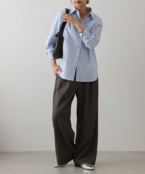 COLONY 2139(コロニートゥーワンスリーナイン)の「美脚2タックワイドパンツ(その他パンツ・レディース・ブラック/グレー/ベージュ・SMALL/MEDIUM)」の16枚目の写真