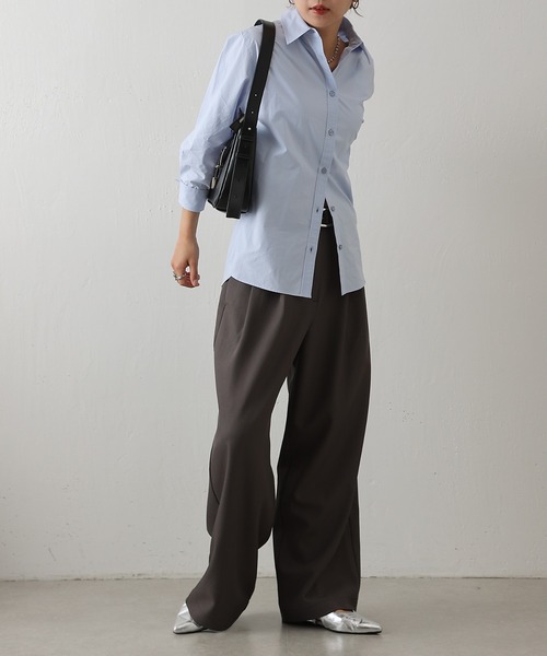 COLONY 2139(コロニートゥーワンスリーナイン)の「美脚2タックワイドパンツ(その他パンツ・レディース・ブラック/グレー/ベージュ・SMALL/MEDIUM)」の19枚目の写真