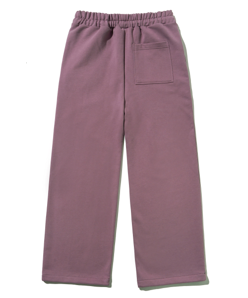 BROWNBREATH（ブラウンブレス）の「BB TAG WIDE FIT SWEAT PANTS - VIOLET（スウェットパンツ・レディース・その他・S/M/L/XL）」の2枚目の写真