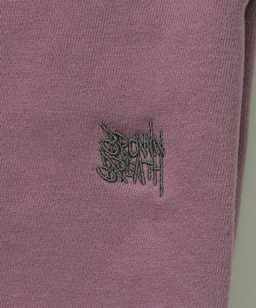 BROWNBREATH（ブラウンブレス）の「BB TAG WIDE FIT SWEAT PANTS - VIOLET（スウェットパンツ・レディース・その他・S/M/L/XL）」の3枚目の写真