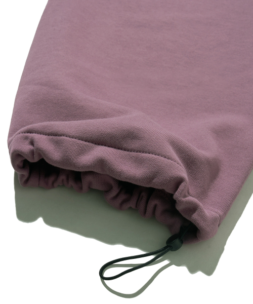 BROWNBREATH（ブラウンブレス）の「BB TAG WIDE FIT SWEAT PANTS - VIOLET（スウェットパンツ・レディース・その他・S/M/L/XL）」の7枚目の写真