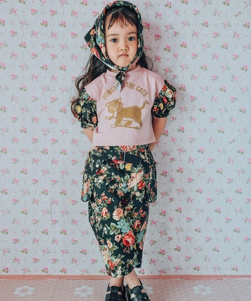 MARKEY'S(マーキーズ)の「【softcheese×MARKEY'S】別注ビッグパフスリーブTee(Tシャツ/カットソー・キッズ・ブラック/オフホワイト・80/90/100/110/120/130/140/150)」の17枚目の写真