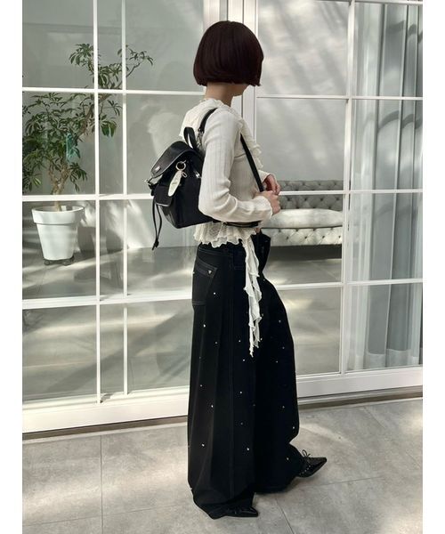 LILY BROWN(リリーブラウン)の「2wayバックパック(バックパック/リュック・レディース・ブラック/ライトブルー/キャメル・F)」の8枚目の写真