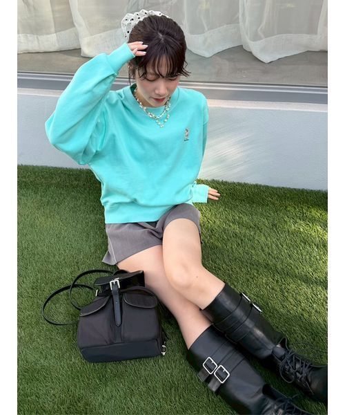 LILY BROWN(リリーブラウン)の「2wayバックパック(バックパック/リュック・レディース・ブラック/ライトブルー/キャメル・F)」の7枚目の写真