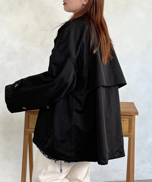 CPCM（シーピーシーエム）の「ミドル丈モッズトレンチコート（トレンチコート・レディース・アイボリー/ブラック/ベージュ・FREE）」の20枚目の写真