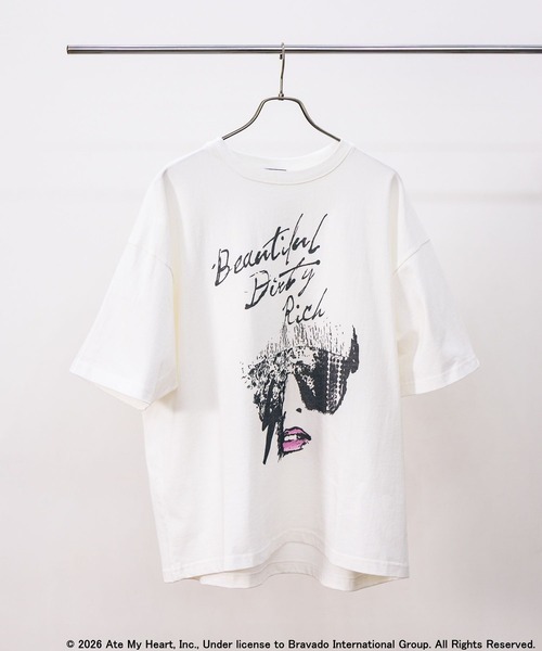 BAYFLOW(ベイフロー)の「【Lady Gaga(レディー・ガガ)】グラフィックTシャツ(Tシャツ/カットソー・メンズ・オフホワイト/ブラック・MEDIUM/LARGE)」の1枚目の写真