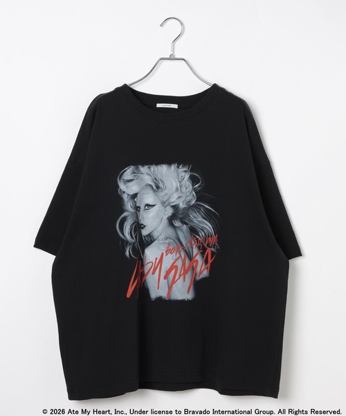 BAYFLOW(ベイフロー)の「【Lady Gaga(レディー・ガガ)】グラフィックTシャツ(Tシャツ/カットソー・メンズ・オフホワイト/ブラック・MEDIUM/LARGE)」の9枚目の写真