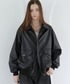 SOCCE（ソーシー）の「ヴィンテージ加工ルーズシルエット合皮ジャケット（その他アウター・M）」
