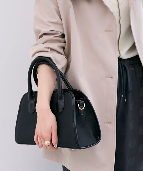 le.coeur blanc(ルクールブラン)の「キャンバスライクトートバッグ(トートバッグ・レディース・ブラウン/ブラック・FREE)」の3枚目の写真