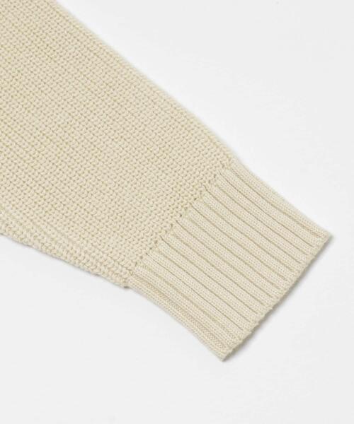 URBAN RESEARCH DOORS（アーバンリサーチドアーズ）の「衿付き畦ニット | ポロ襟/春ニット/カジュアル（ニット/セーター・レディース・アイボリー/ネイビー/ライトグレー・FREE）」の15枚目の写真