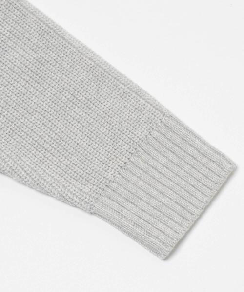 URBAN RESEARCH DOORS（アーバンリサーチドアーズ）の「衿付き畦ニット | ポロ襟/春ニット/カジュアル（ニット/セーター・レディース・アイボリー/ネイビー/ライトグレー・FREE）」の22枚目の写真