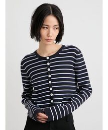 MIESROHE（ミースロエ）の「organicRIBショートニットカーデ（ニット/セーター）」