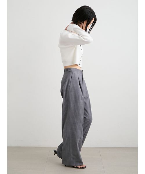 MIESROHE(ミースロエ)の「organicRIBショートニットカーデ(ニット/セーター・レディース・ホワイト/ライトピンク/イエロー/その他・F)」の15枚目の写真