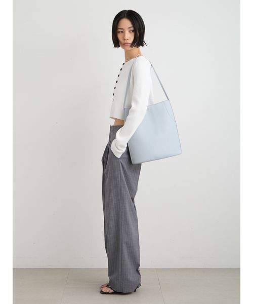 MIESROHE(ミースロエ)の「organicRIBショートニットカーデ(ニット/セーター・レディース・ホワイト/ライトピンク/イエロー/その他・F)」の18枚目の写真