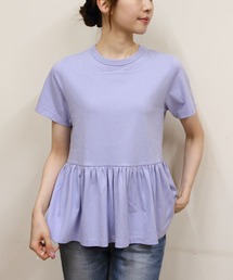 ORCIVAL/オーシバル ギャザーショートスリーブプルオーバー GATHERED SHORT SLEEVE PULLOVER OR-C0535 OEJ