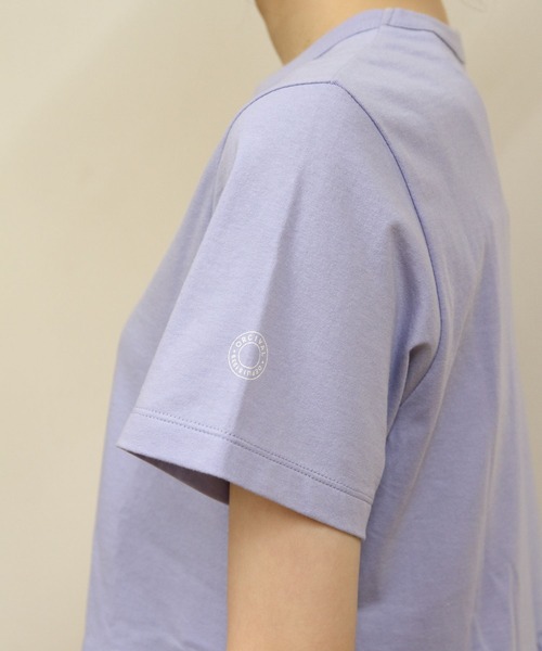 ORCIVAL(オーシバル)の「ORCIVAL/オーシバル ギャザーショートスリーブプルオーバー GATHERED SHORT SLEEVE PULLOVER OR-C0535 OEJ(Tシャツ/カットソー・レディース・ブラック/サックスブルー/ホワイト・1)」の4枚目の写真