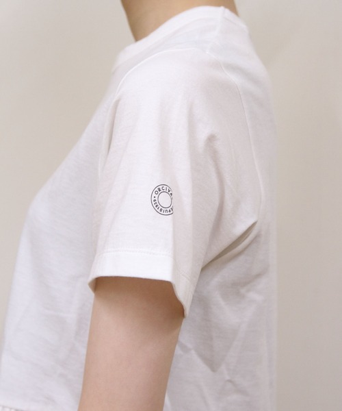 ORCIVAL(オーシバル)の「ORCIVAL/オーシバル ギャザーショートスリーブプルオーバー GATHERED SHORT SLEEVE PULLOVER OR-C0535 OEJ(Tシャツ/カットソー・レディース・ブラック/サックスブルー/ホワイト・1)」の11枚目の写真