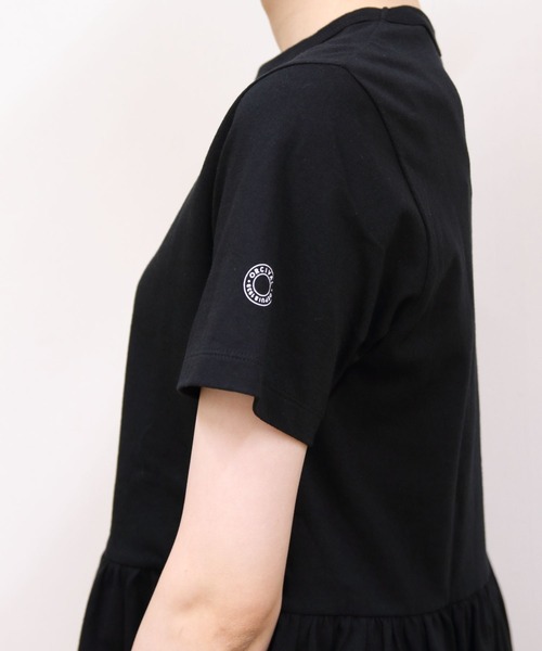 ORCIVAL(オーシバル)の「ORCIVAL/オーシバル ギャザーショートスリーブプルオーバー GATHERED SHORT SLEEVE PULLOVER OR-C0535 OEJ(Tシャツ/カットソー・レディース・ブラック/サックスブルー/ホワイト・1)」の16枚目の写真