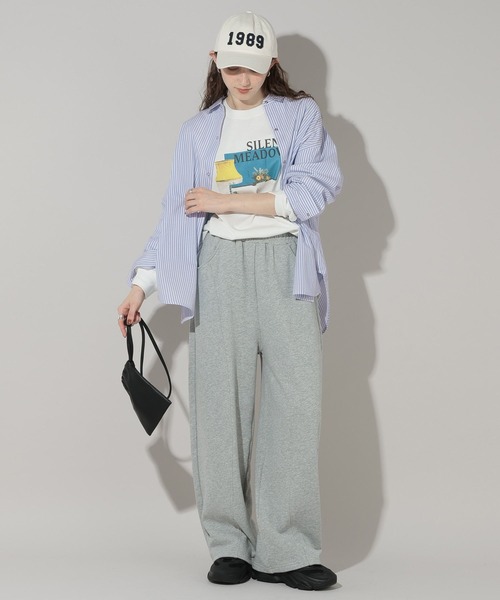 GEORGE'S(ジョージズ)の「ストライプ刺繍シャツ(シャツ/ブラウス・レディース・ブルー/グリーン/ピンク・FREE)」の9枚目の写真