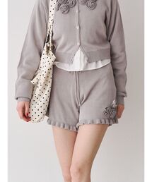 jouetie | ローズモチーフニットショーパン【セットアップ対応】(その他パンツ)