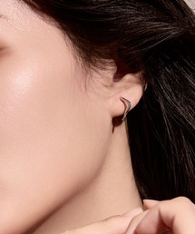 Wave Form Hoop Pierce / 金属アレルギー対応