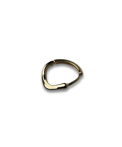 Lyvi(ライビィ)の「Wave Form Hoop Pierce / 金属アレルギー対応(ピアス(両耳用)・レディース・シルバー/ゴールド・FREE)」の5枚目の写真
