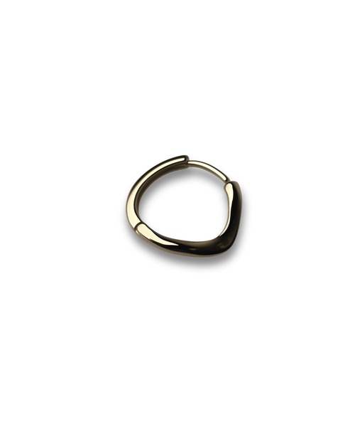 Lyvi(ライビィ)の「Wave Form Hoop Pierce / 金属アレルギー対応(ピアス(両耳用)・レディース・シルバー/ゴールド・FREE)」の6枚目の写真