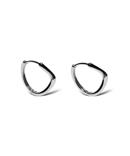 Lyvi(ライビィ)の「Wave Form Hoop Pierce / 金属アレルギー対応(ピアス(両耳用)・レディース・シルバー/ゴールド・FREE)」の11枚目の写真