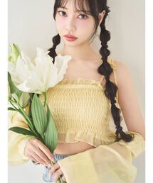 EATME | シャーリングベアTOPシャツセット(シャツ/ブラウス)