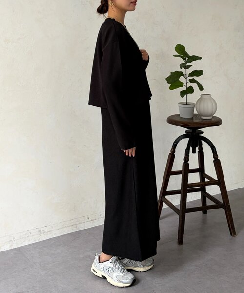 Chez toi(シェトワ)の「マルチWAYSETワンピース(つなぎ/オールインワン・レディース・ブルー/ブラック/ベージュ・FREE)」の7枚目の写真