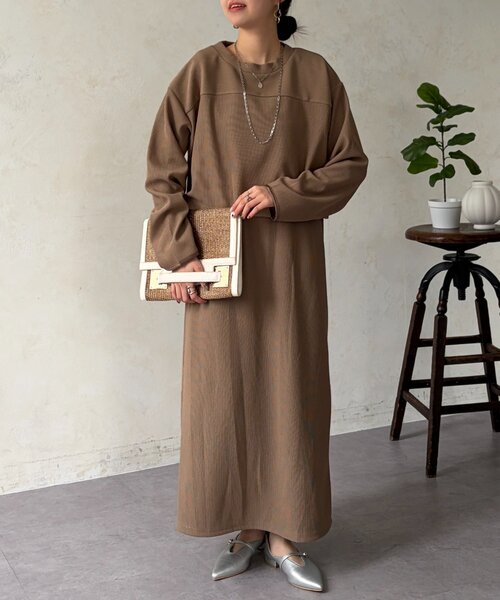 Chez toi(シェトワ)の「マルチWAYSETワンピース(つなぎ/オールインワン・レディース・ブルー/ブラック/ベージュ・FREE)」の14枚目の写真