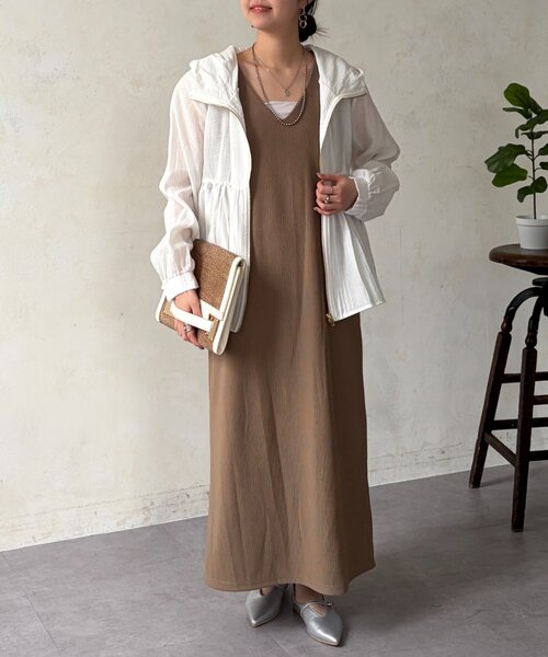 Chez toi(シェトワ)の「マルチWAYSETワンピース(つなぎ/オールインワン・レディース・ブルー/ブラック/ベージュ・FREE)」の20枚目の写真