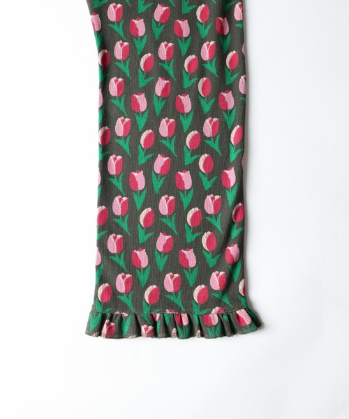 HOLIDAY(ホリデイ)の「SUPER RIB ALL-IN-ONE (TULIP) スーパーリブオールインワン (チューリップ)(つなぎ/オールインワン・レディース・チャコールグレー・ONE SIZE)」の5枚目の写真