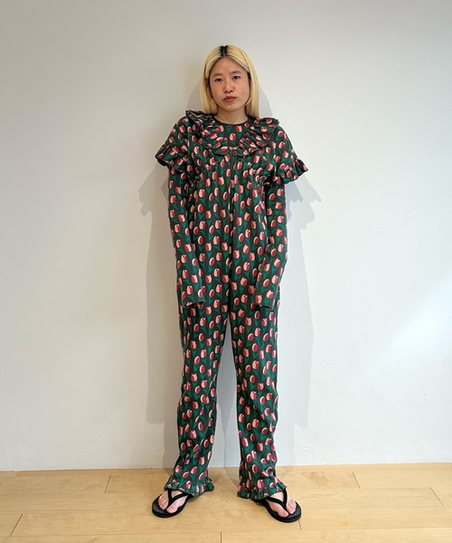 HOLIDAY(ホリデイ)の「SUPER RIB ALL-IN-ONE (TULIP) スーパーリブオールインワン (チューリップ)(つなぎ/オールインワン・レディース・チャコールグレー・ONE SIZE)」の8枚目の写真