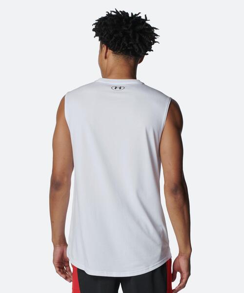 UNDER ARMOUR(アンダーアーマー)の「UAネクストジェン スリーブレス タンク(バスケットボール/メンズ)(タンクトップ・メンズ・ホワイト・XL/L/M/2XL/3XL/S)」の2枚目の写真