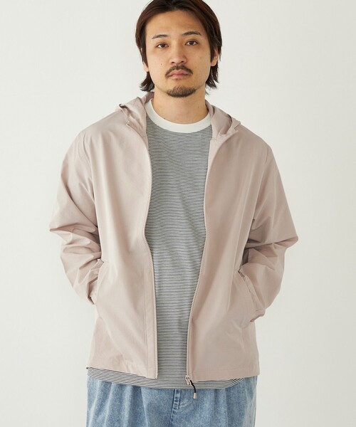 SHIPS Colors(シップス カラーズ)の「SHIPS Colors:〈抗菌防臭・速乾・紫外線軽減〉サッカー ジップ パーカー◇(ブルゾン・メンズ・ネイビー/ダークグレー/ナチュラル・MEDIUM/X-LARGE/LARGE)」の17枚目の写真