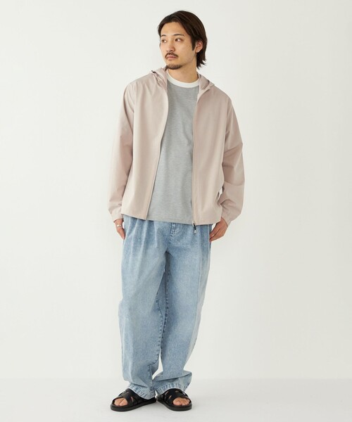 SHIPS Colors(シップス カラーズ)の「SHIPS Colors:〈抗菌防臭・速乾・紫外線軽減〉サッカー ジップ パーカー◇(ブルゾン・メンズ・ネイビー/ダークグレー/ナチュラル・MEDIUM/X-LARGE/LARGE)」の15枚目の写真
