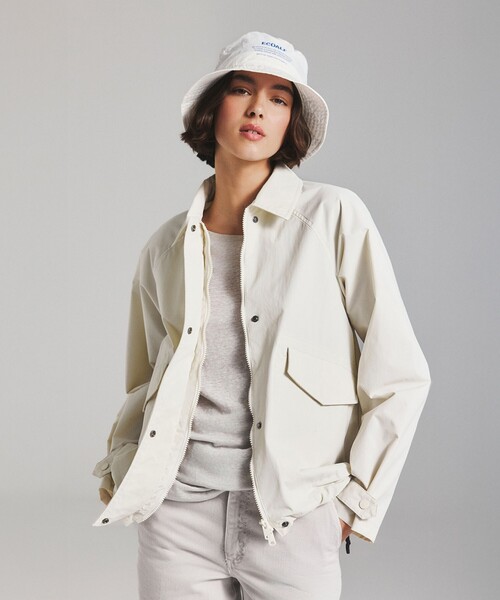 ECOALF(エコアルフ)の「MAJOR ジャケット / MAJOR JACKET WOMAN(ブルゾン・レディース・ダークネイビー/ホワイト系その他・S)」の2枚目の写真