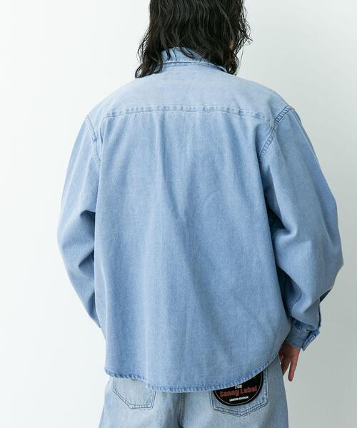RED KAP（レッドキャップ）の「『別注』RED KAP×Sonny Label　デニムシャツ（シャツ/ブラウス・メンズ・インディゴブルー/ワンウォッシュ・MEDIUM/LARGE）」の4枚目の写真
