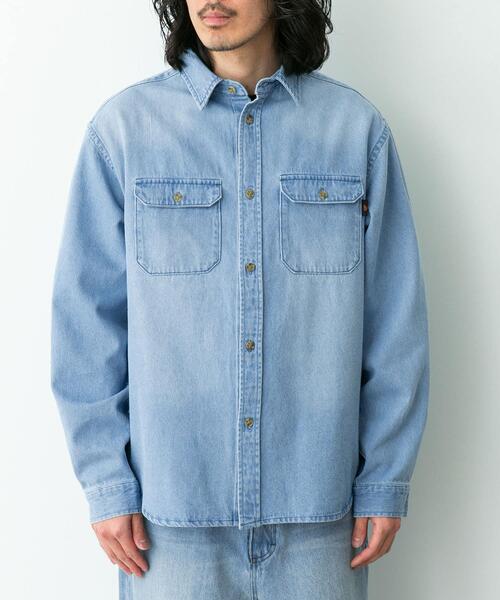 RED KAP（レッドキャップ）の「『別注』RED KAP×Sonny Label　デニムシャツ（シャツ/ブラウス・メンズ・インディゴブルー/ワンウォッシュ・MEDIUM/LARGE）」の8枚目の写真