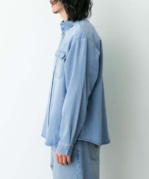 RED KAP（レッドキャップ）の「『別注』RED KAP×Sonny Label　デニムシャツ（シャツ/ブラウス・メンズ・インディゴブルー/ワンウォッシュ・MEDIUM/LARGE）」の9枚目の写真