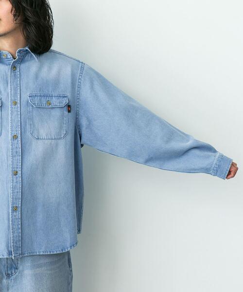RED KAP（レッドキャップ）の「『別注』RED KAP×Sonny Label　デニムシャツ（シャツ/ブラウス・メンズ・インディゴブルー/ワンウォッシュ・MEDIUM/LARGE）」の11枚目の写真