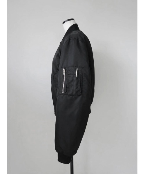 AMOMMA(アモマ)の「PADDED MA-1 JACKET(MA-1・レディース・ブラック・FREE)」の12枚目の写真