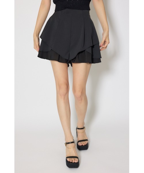 rienda（リエンダ）の「レイヤードパターンジャストウエストスコートショートパンツ 春服（その他パンツ・レディース・ブラック/ベージュ/ホワイト・X-SMALL/SMALL/MEDIUM）」の19枚目の写真